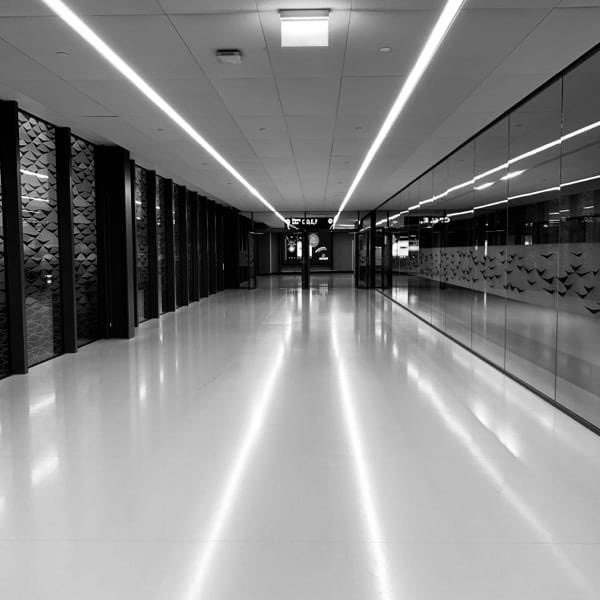 Empty hall in Bergen Airport, Flesland